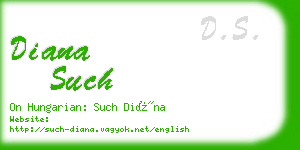 diana such business card